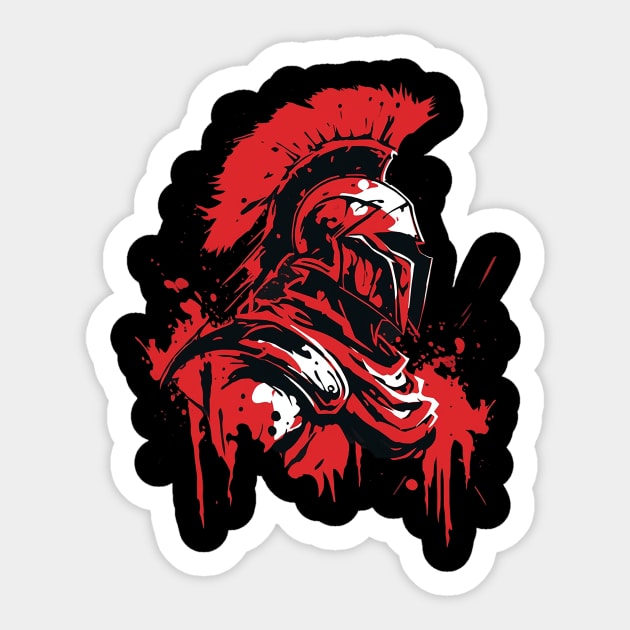 spartan Sticker by dorapeterx